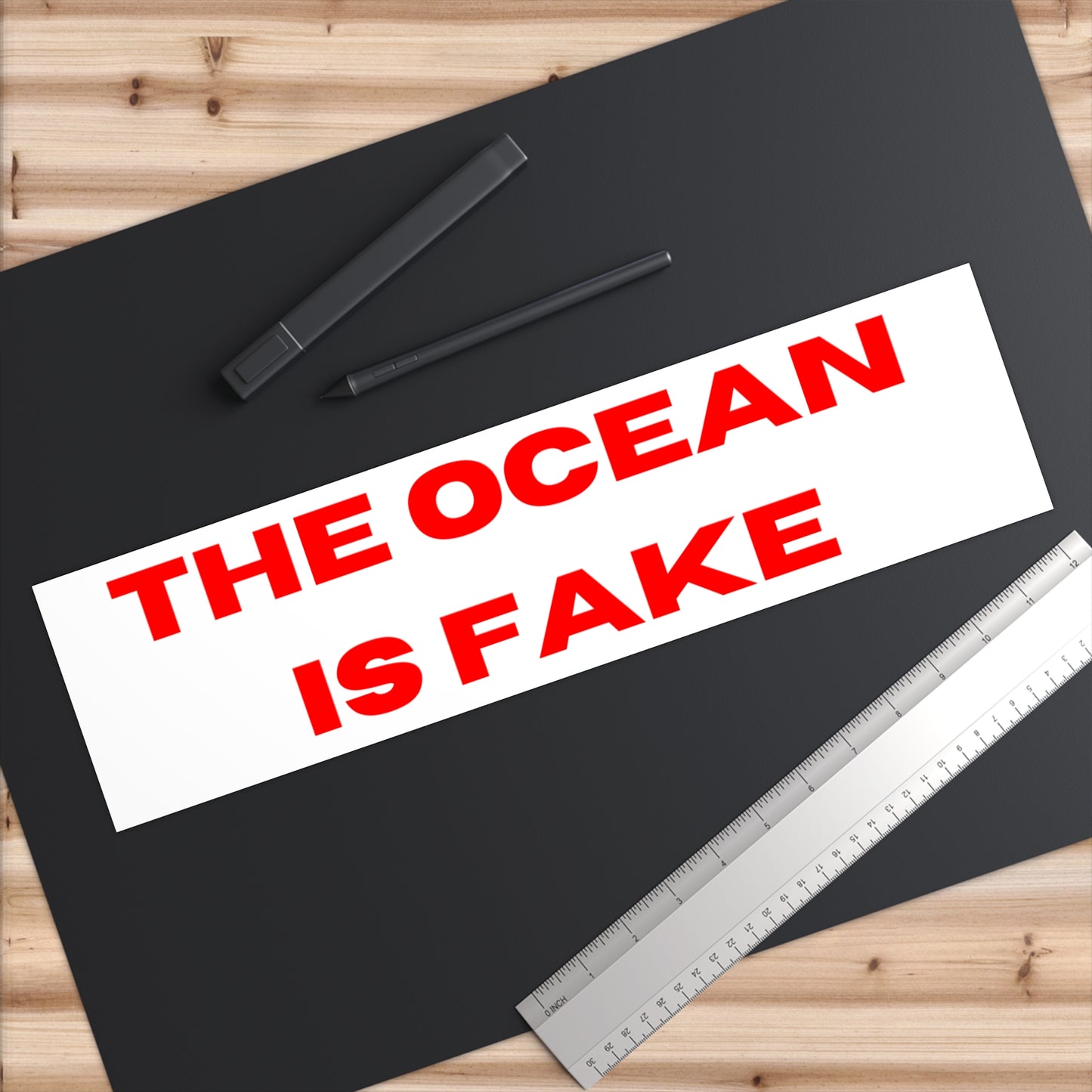 !OCEAN BUMPER STICKER