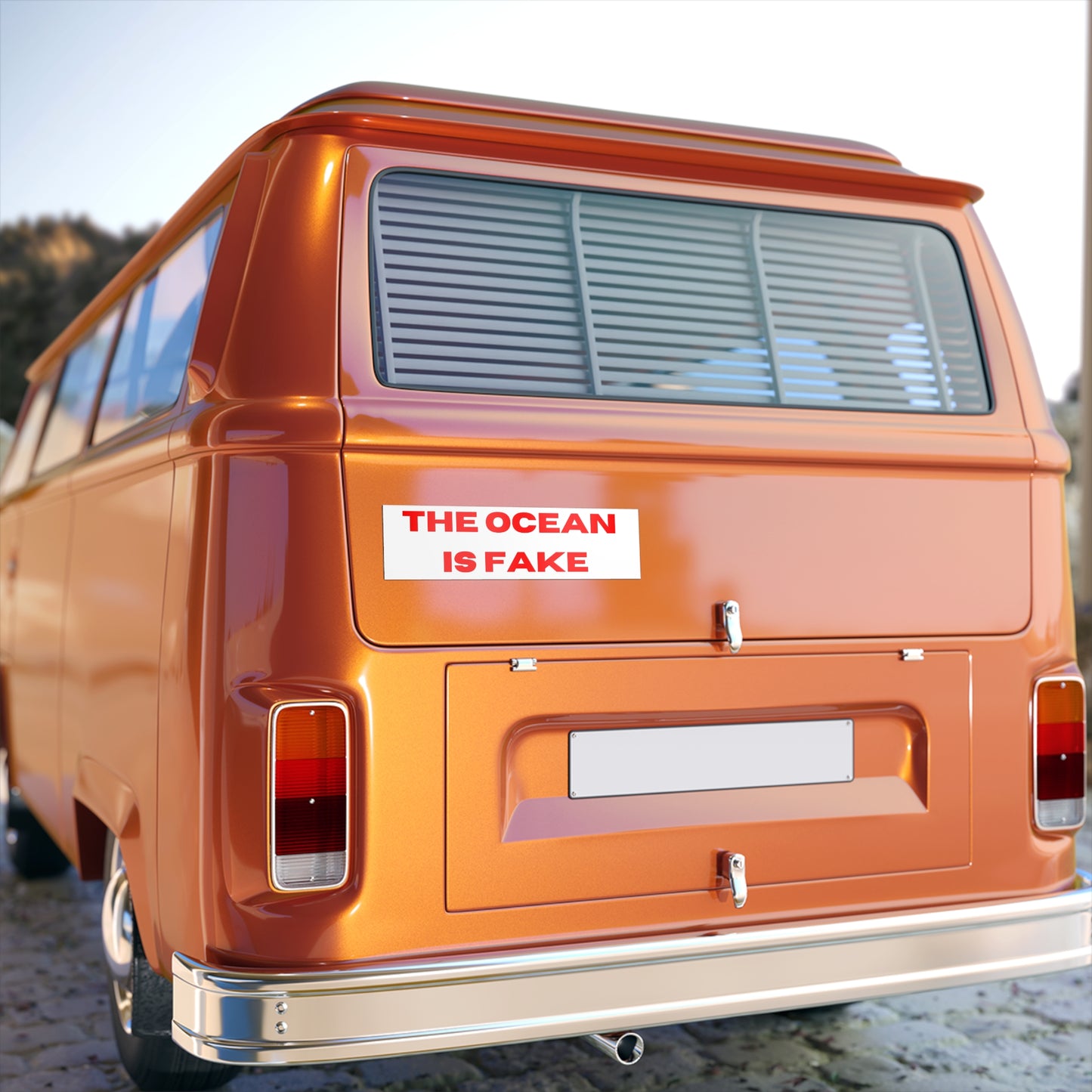 !OCEAN BUMPER STICKER