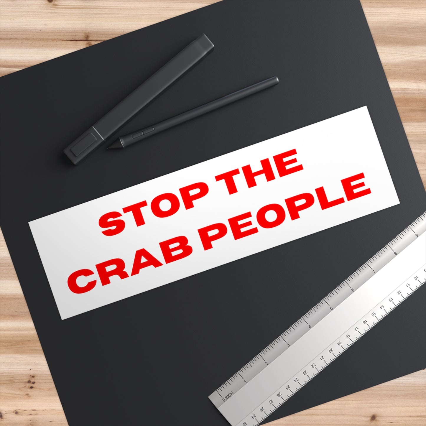 ZE CRAB PEOPLE BUMPER STICKER