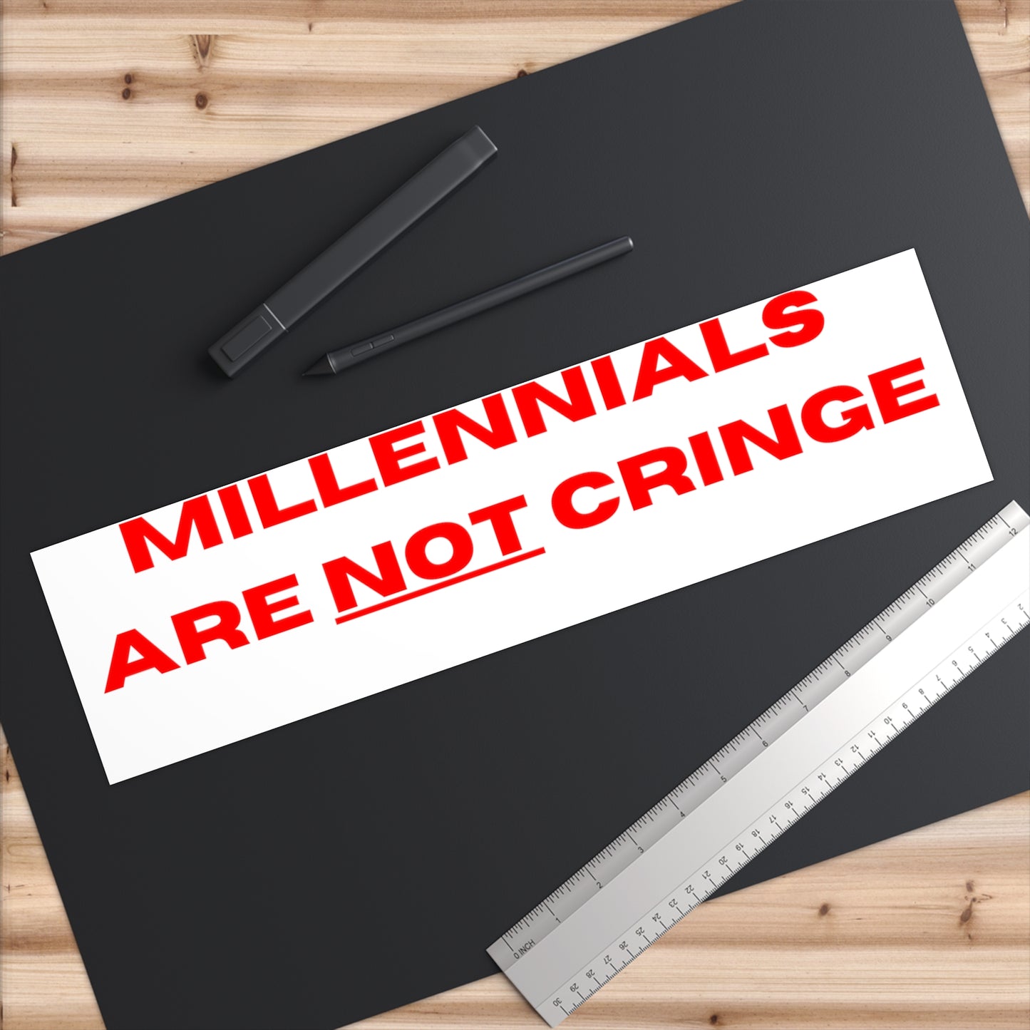 MILLENNIALS BUMPER STICKER