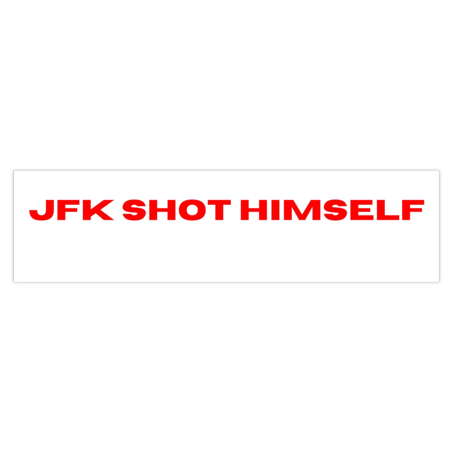 JFK BUMPER STICKER