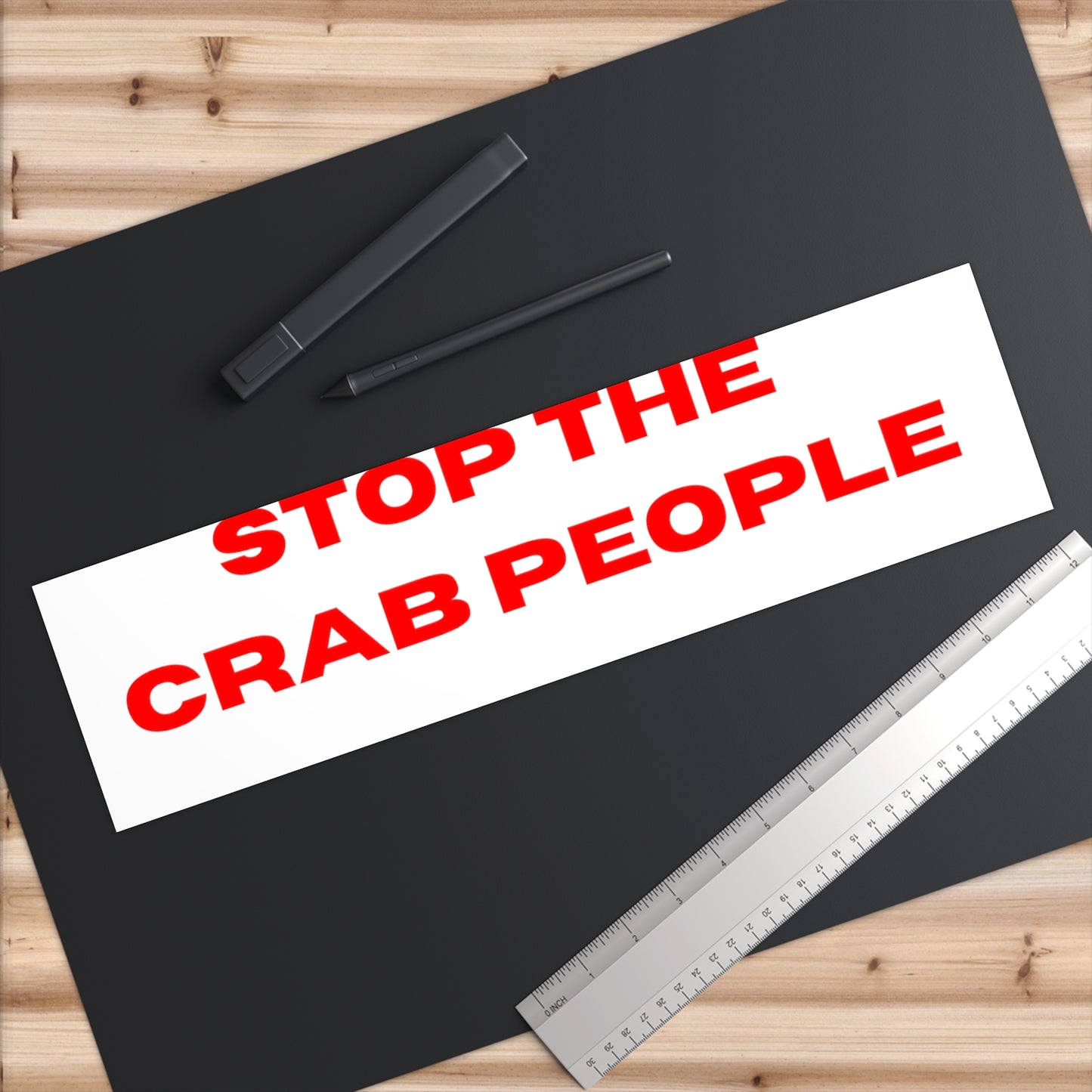 ZE CRAB PEOPLE BUMPER STICKER